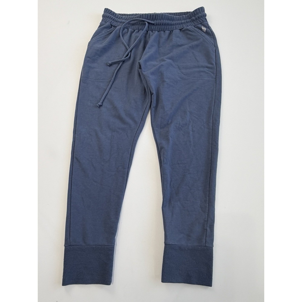 Free People Movement Jogger Womens XLBlue Sunny Skinny Knit Drawstring Sweatpant